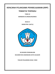 Demikianlah rpp sau halaman lembar pjok/penjas kelas i/ i jenjang sd/mi semester 1/ganjil kurikulum 2013 revisi terbaru yang dapat kami bagikan, semoga bermanfaat. Cover Rpp