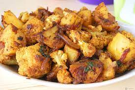 Aloo Gobi North Indian Potato Cauliflower Recipe Recipe Indian Food Recipes Aloo Gobi Indian Cooking