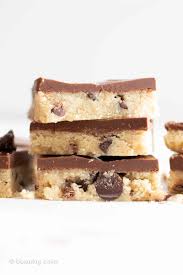 For chewiest cookies, enjoy these warm from the oven. Paleo Almond Flour Cookie Dough Bars Edible Vegan Dairy Free Beaming Baker