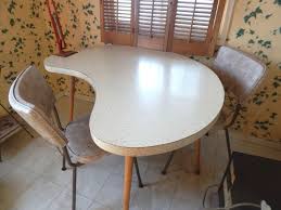 Vtg Mid Century Modern Atomic Kitchen Dining Table 50 S Kidney Biomorphic Googie Dining Table In Kitchen Dining Table Table