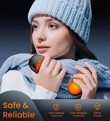 Lot de 2 chauffe-mains rechargeables de 8 000 mAh, chauffages de 24 heures,  chauffe-mains magnétiques portables avec 3 réglages de chaleur, cadeaux  pour homme, femme, camping, chasse, golf, football : Amazon.com.be: Sports