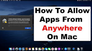 Macos How To Open Unidentified Developer Apps Allow Downloads From Anywhere On Apple Mac Youtube