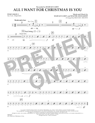 Ariana grande & jennifer hudson. Mariah Carey All I Want For Christmas Is You Arr Michael Brown Percussion 2 Sheet Music Notes Chords Score Download Printable Pdf Mariah Carey Sheet Music Notes Christmas Sheet Music