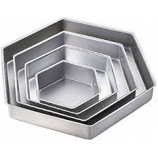 Wilton Performance Pans 4 Tier Deep Cake Pan Set Hexagon 2105 3572 Walmart Com In 2020 Cake Pan Set Wedding Cake Pans Wilton Cake Pans