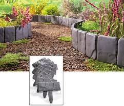 Interlocking Faux Stone Border Stone Landscaping Garden Edging Landscaping With Rocks