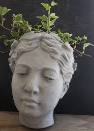 Roman Head Planter