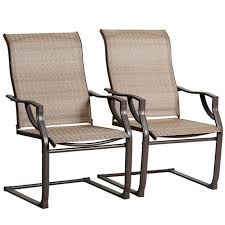 Maybe you would like to learn more about one of these? Bali Outdoor All Weather Spring Motion Teslin Patio Dining Chairs Set Of 2 Pcs Walmart Com Walmart Com
