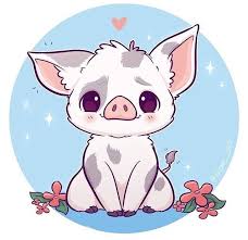 Tiana ( la princesse et la grenouille ). Adorable Fan Art Of Pua From Moana He S So Cute Those Eyes Disney Fanart Disneyfanart Dessin Animaux Mignons Dessin Kawaii Animaux Dessins Disney