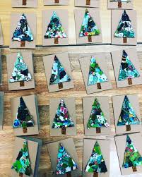 Fotor provides unique photo collage christmas greeting card free design templates. Sarah Delahoy Art On Twitter Fabric Collage Christmas Trees Make Simple But Very Effective Christmas Cards