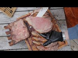 It's an iconic holiday table scene; Video Rib Roast