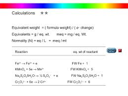 You already know how many grams you have (2.222 g), so you need to calculate how many moles of your acid you have. Kbro3 Equivalent Weight Equivalent Weight Of Na2s2o3