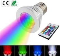 120V Multicolored LED Party Rave Holiday Mood Light Bulb Flashing Strobe  RGB 3W | eBay