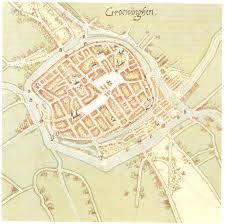 Map Of Groningen 16th Century Map Old Maps City Maps