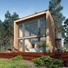 Par Thule Blockhaus Gmbh Ihr Fertigbausatz Fur Ein Holzhaus Moderne Homify In 2020 Holzhaus Bausatz Blockhaus Hauser Blockhaus