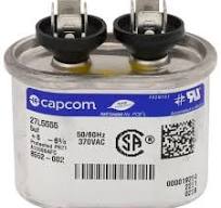 Oval Run Capacitor (5MFD, 370V), 8552-002BX