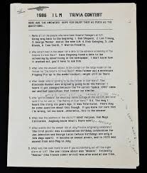 May 4th epic list of famous birthdays, celebrities, #1 song, florida man, trivia, bday meaning. 1986 Ilm Trivia Packet Prop Store Ultimate Movie Collectables