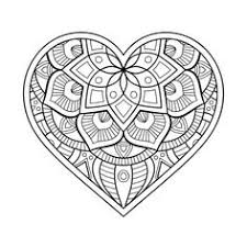 Het inkleuren van deze mandala kleurplaten kan heel ontspannend werken en wordt vaak gebruikt als een vorm van meditatie. 8 Ideeen Over Mandela Hart Mandala Kleurplaten Kleurplaten Kleuren