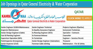 Jobs At Qatar General Electricity And Water Corporation Job Opening Job Find A Job