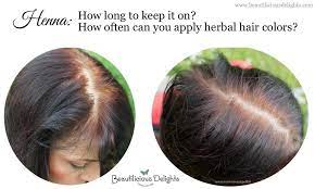 How long should you leave black hair dye in? Henna How Long To Keep It On How Often Can You Apply Herbal Hair Col Beautilicious Delights
