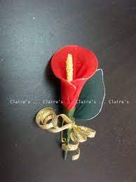 Red Gold Wedding Flowers Family Buttonholes Red Stocking Calla Lilies Keywords Redandgoldwe Red Bouquet Wedding Red Wedding Theme Gold Wedding Flowers