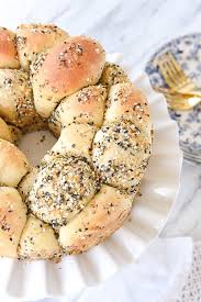 A freezing process for manufacturing bagels, providing the taste and texture of fresh bagels is disclosed in which the dough is removed from the initial . Everything Bagel Seasoning Pull Apart Bread Your Homebased Mom