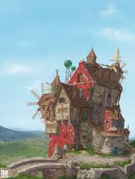 Old Weaving Factory By Kirillbran Deviantart Com On Deviantart Environment Concept Art Animation Art Art