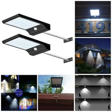 2 Parking Lot Led Light Solar Motion Sensor Light Outdoor Security Waterproof Motion Sensor Lights Outdoor Light Sensor Motion Sensor Lights