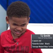 Torrey Smith's son throws a little shade at Tom Brady during NFL Network  interview