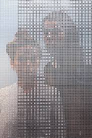 dark side of typography perforated raw color screen