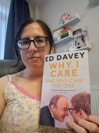I received Ed Davey 's book in the post today so I can read it over the  holidays. I hope that he can see this page so I can highlight the struggles