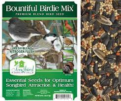 40 Lb Bountiful Birdie Seed Mix In 2021 Bird Seed Song Bird Seeds