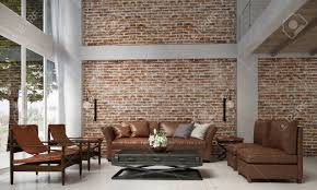 Brick wall designs for bedroom. The Interior Design Of Lounge And Living Room And Leather Sofa Stock Photo Picture And Royalty Free Image Image 85949487