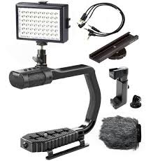 Micrig Video Rig Bundle Vll54 Led Light Movo