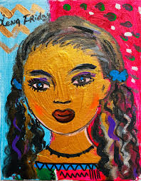 Juneteenth Original(not Print) Acrylic Textured Painting, Pretty Black Lady  Ready to Hang Canvas, Black Art Fashionable, African Celebration