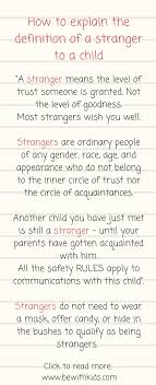 Why Stranger Danger Is Not Working And How To Teach Your Child Safety Instead Stranger Danger Preschool Parenting Safety Stranger Danger Activities