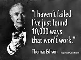 Thomas Edison Inspirational Quote Thomas Edison Quotes Edison Quotes Science Quotes