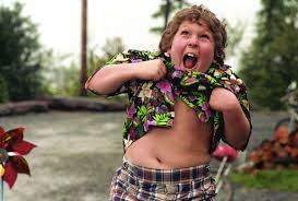 The mask looks slightly like sloth from the goonies, but just a bit. The Goonies 1985 Photo Gallery Imdb