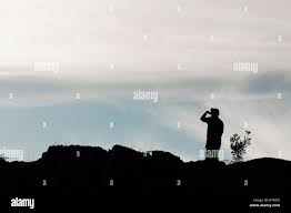 Looking Into The Horizon Stock Photo Alamy