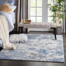 So well made and colors are so pretty! Rustic Textures Rus08 Grey Blue Area Rug