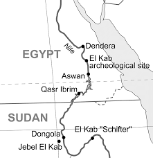 Map Of Egypt And Sudan Map Of Southern Egypt And Northern Sudan Showing The Locations Of The... |  Download Scientific Diagram