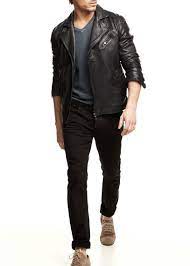 Leather Biker Jacket Man Mango Man India