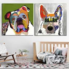 Shop art.com for stunning living room wall art ideas to inspire your space. Home Decor Posters Prints Home Decor Modern Pet Dog Canvas Art Poster Modern Painting Living Room Home Wall Decor