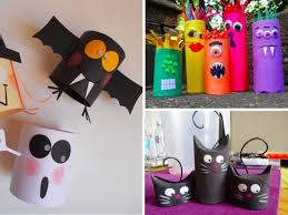 Instructions pour les ronds de serviette bricolage papier toilette 1. Halloween 30 Idees Brico Avec Des Rouleaux De Papier Toilette