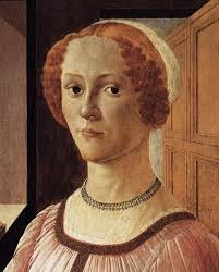 Alessandro Botticelli Portrait of a Lady (Smeralda Brandini) detail