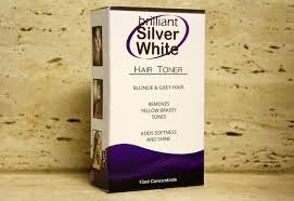Fudge whiter shade of pale this toner for blonde hair is another product that is perfect for those seeking light blonde hair, grey, and white hair by toning down yellow and orange tones in bleached hair. Brilliant Silver White Hair Toner 30 Applications Per Bottle For Blonde And Grey Hair No More Brassiness And Easy To Apply Buy Online In Angola At Angola Desertcart Com Productid 70294769