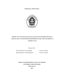 444 daftar judul skripsi pendidikan fisika terbaru. Proposal Penelitian Fisika Lakaran