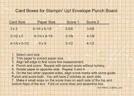 craftdoc tutorial stampin up punch board card boxes