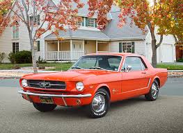 Image result for Poppy Red 1965 Mustang