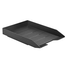 Quantity + add to list. Acrimet Stackable Letter Tray Solid Black Color 1 Unit Code 211 4