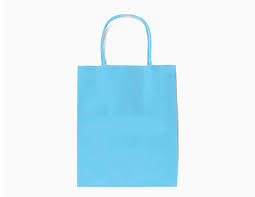 24ct Medium Light Blue Biodegradable Food Safe Ink And Paper Premium Quality Paper Sturdy And Thicker Kraft Bag Wit Biodegradable Products Kraft Bag Gifts